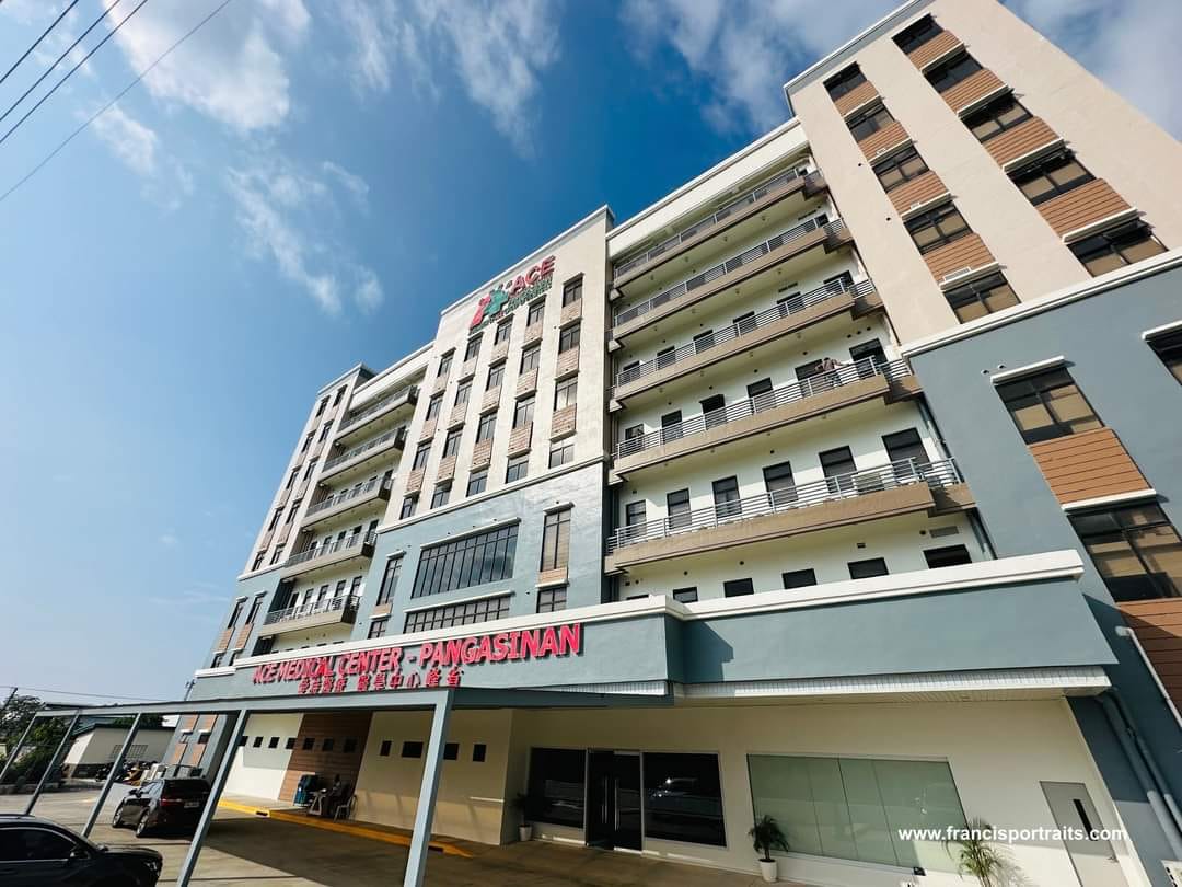 Hospital building exterior.