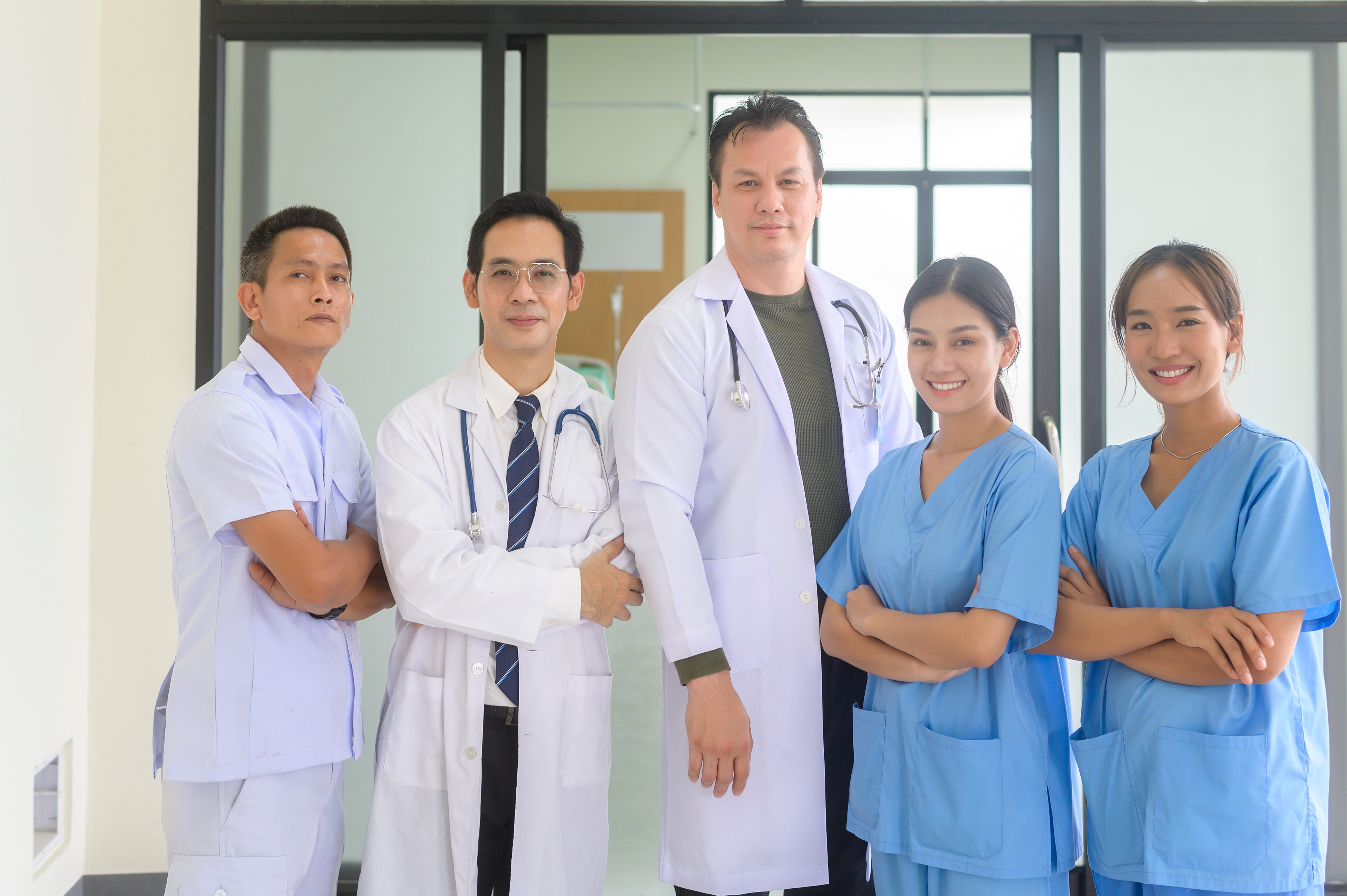 Medical team portrait.