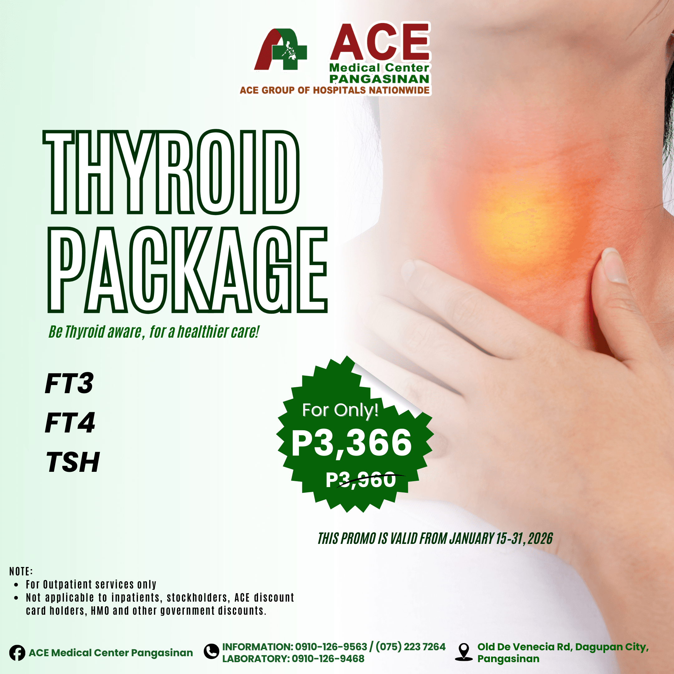 Thyroid Package campaign poster.