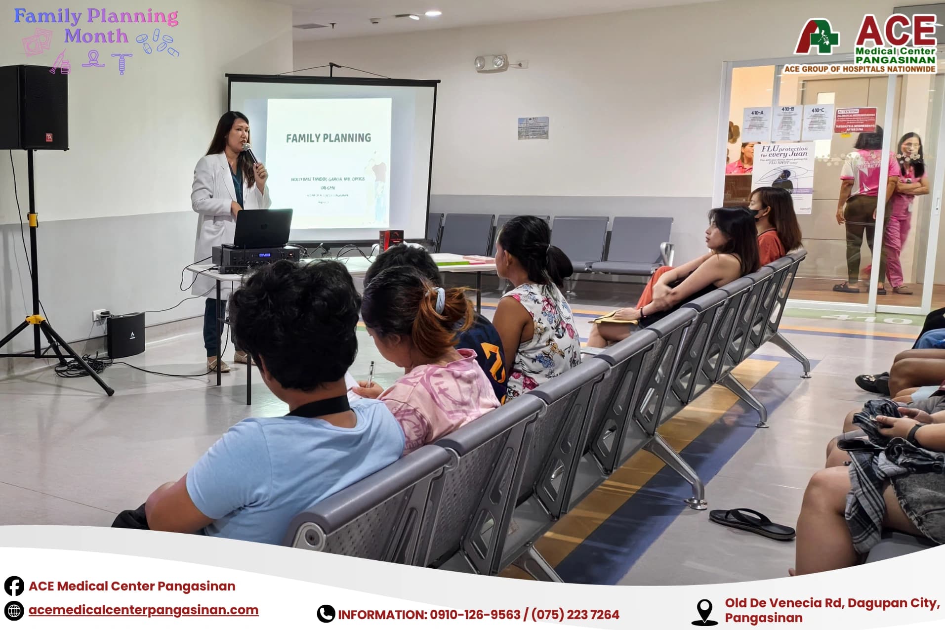 Family Planning Month event photo from ACE Medical Center Pangasinan.