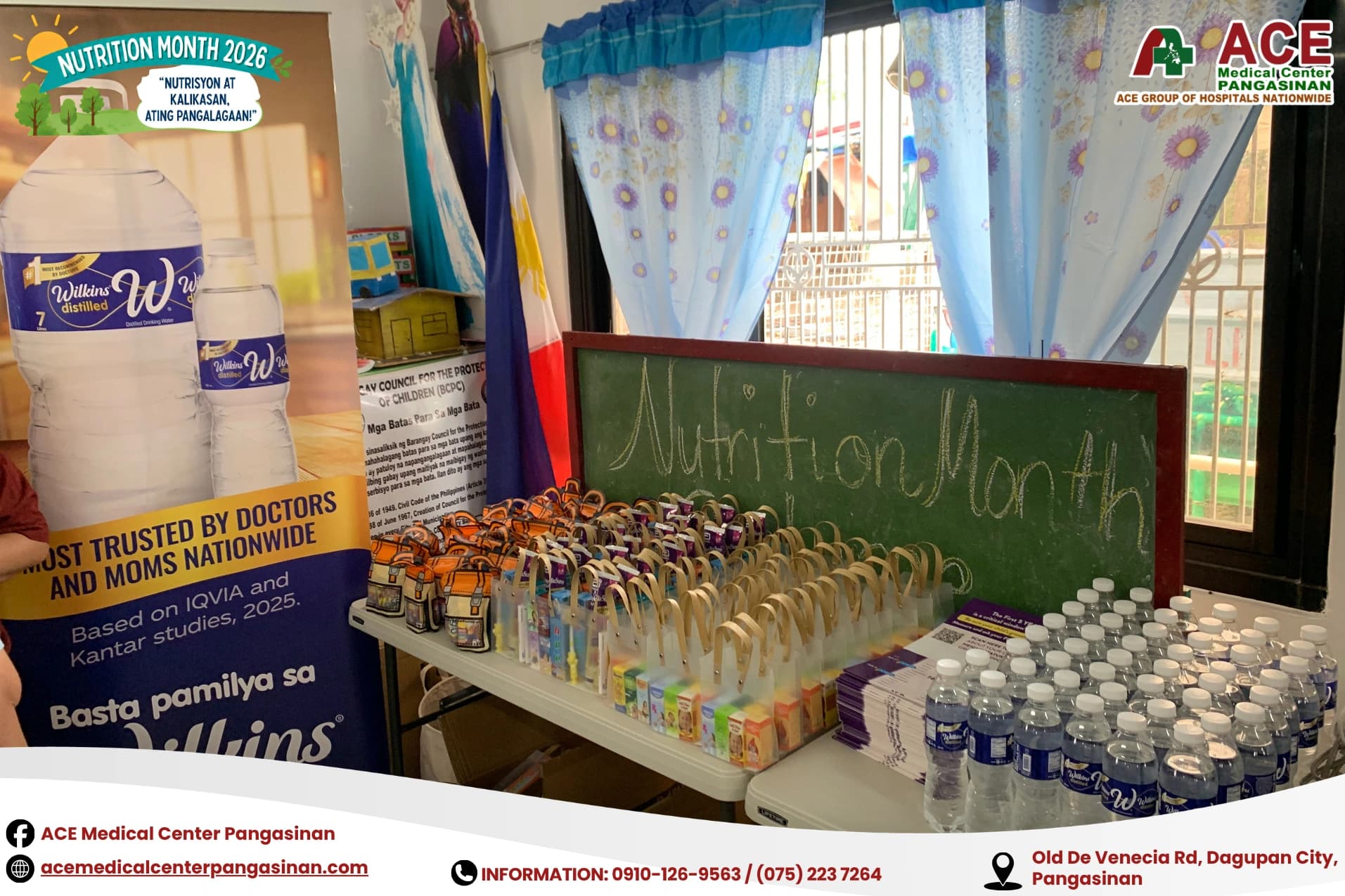 Nutrition Month event photo from ACE Medical Center Pangasinan.